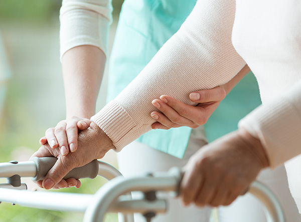 Caregiver in-home tips including fall prevention.